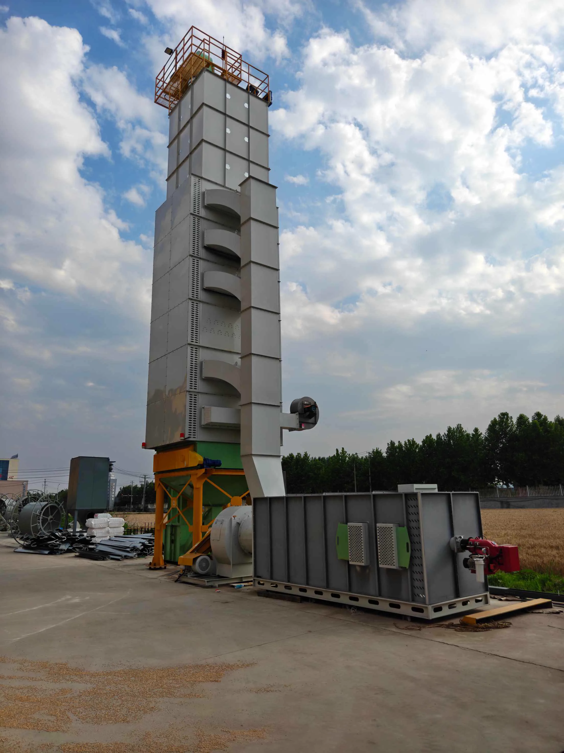 5HHL-120连续式谷物干燥机热源系统实拍
